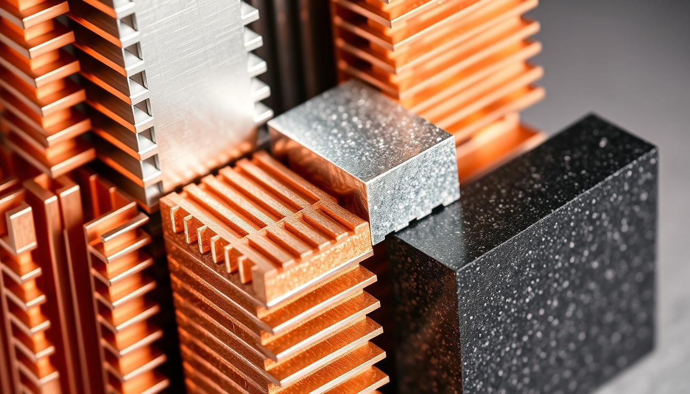 what are heat sinks made of
